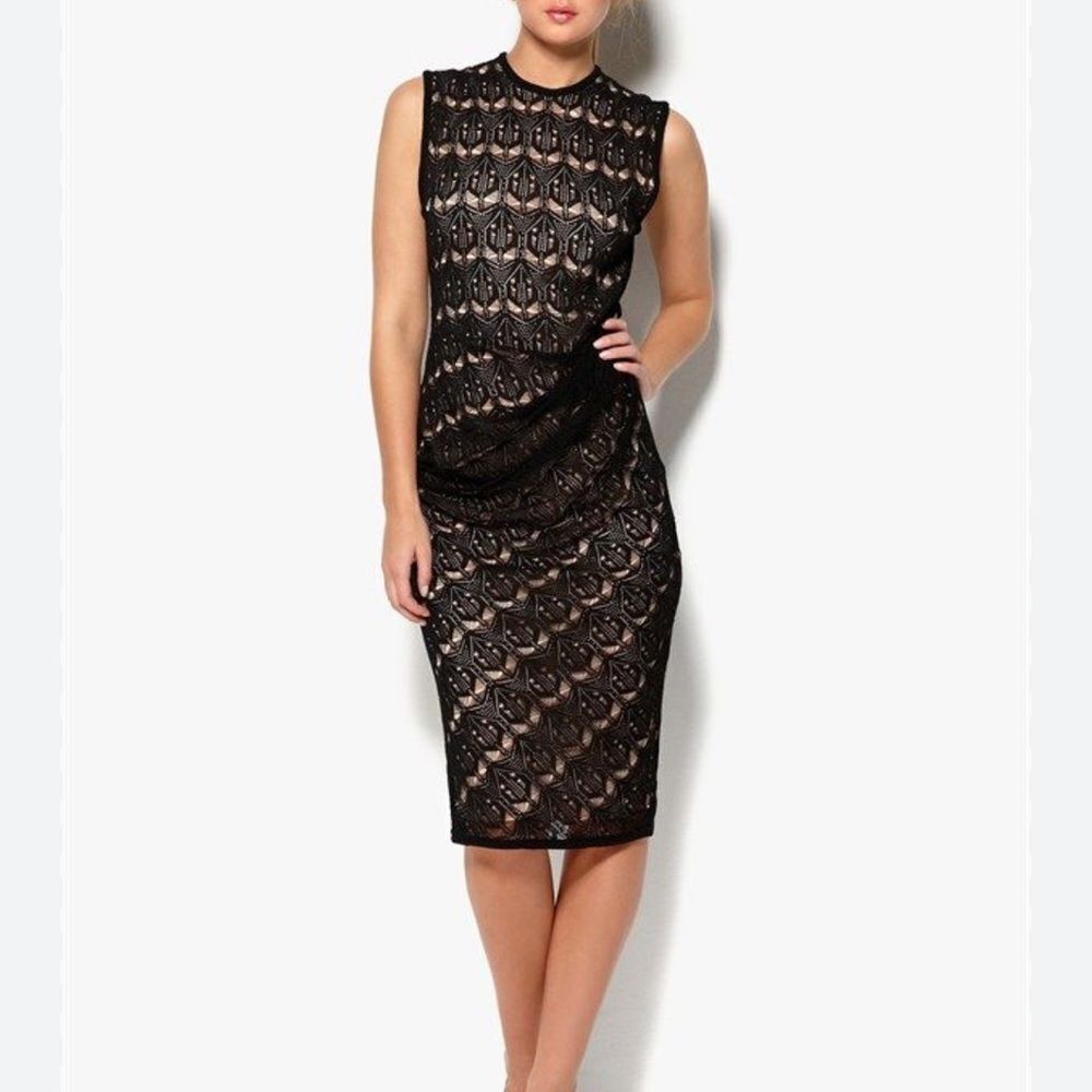 Dagmar Knit Ruched Dress NWT